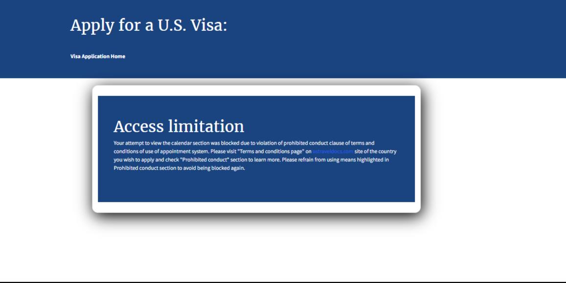 access limitation